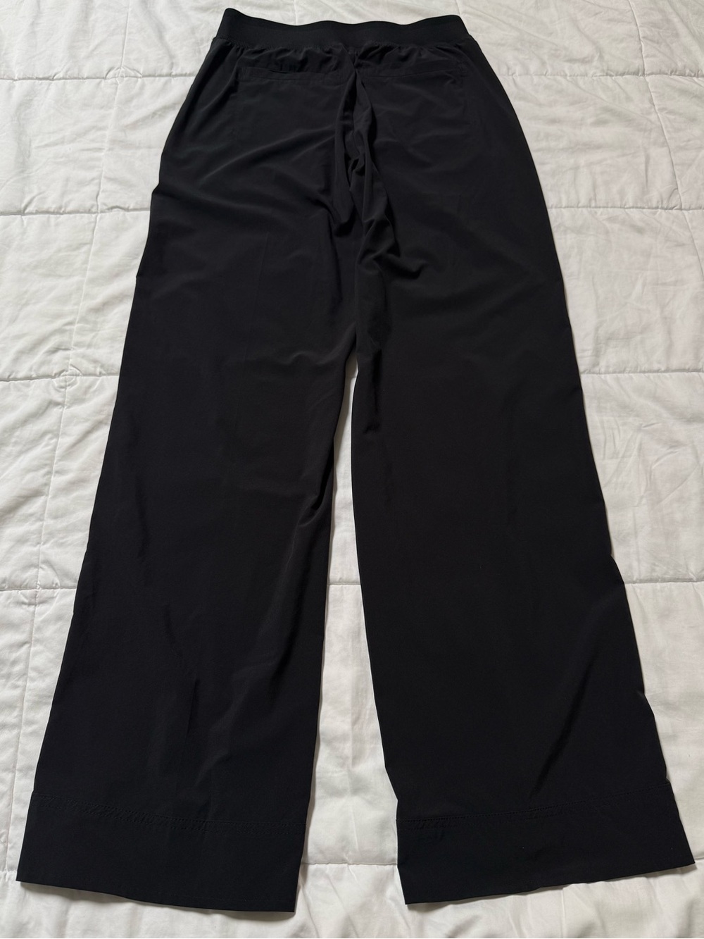 XS Athleta Black Brooklyn Heights High Rise Wide Leg Trouser Versatile Pants